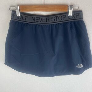 The North Face Dark Blue Skirt with Gray Waistband